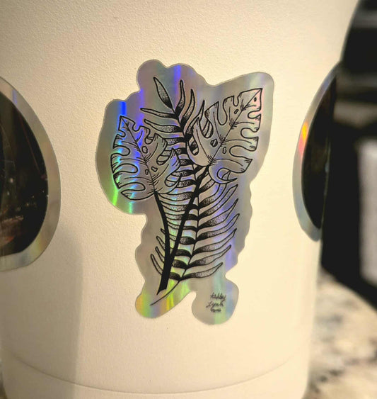 Monstera & Palm Sticker