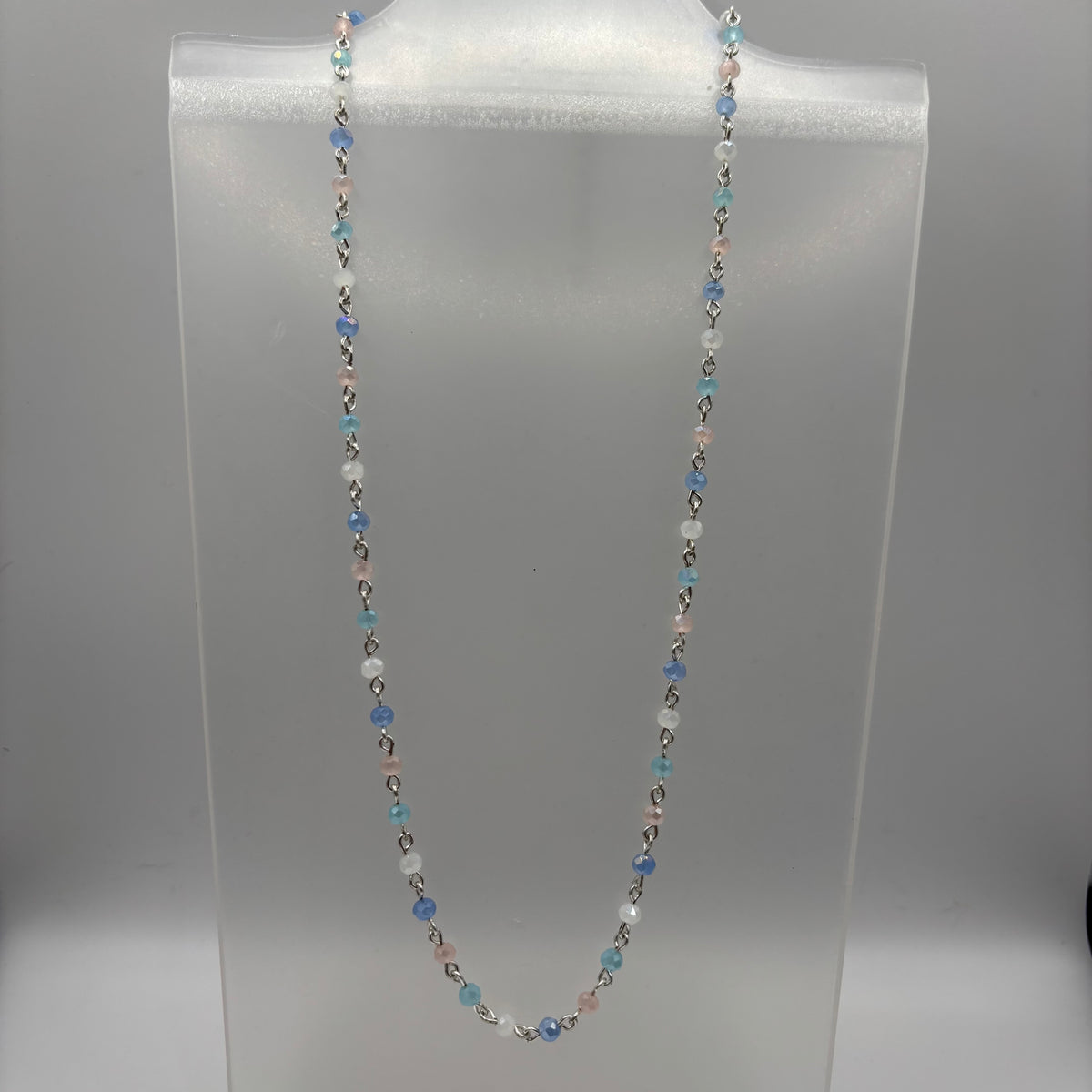 Pastel Multicolor Beaded Necklace