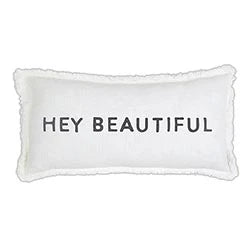 Hey Beautiful - Lumbar Pillow