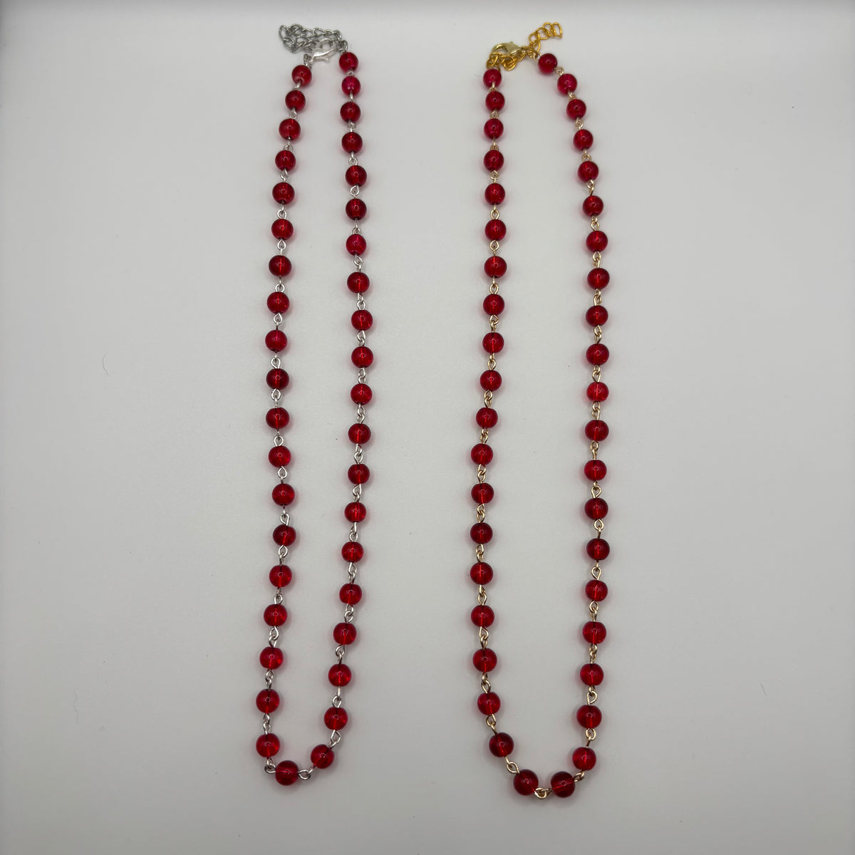 Red Beaded Necklaces