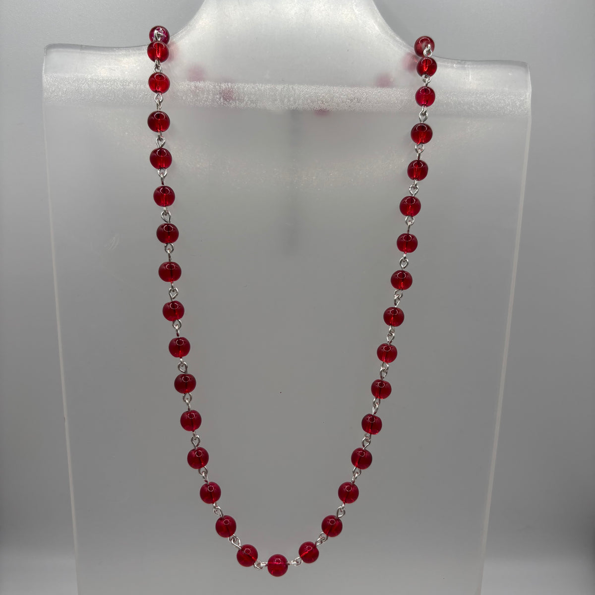 Red Beaded Necklaces