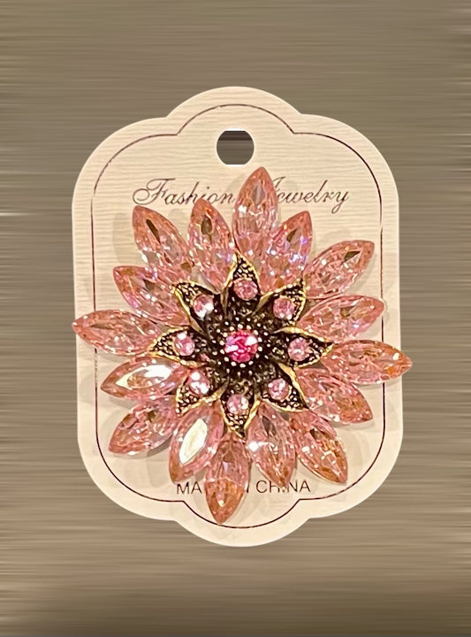 Rhinestone Broach Pin