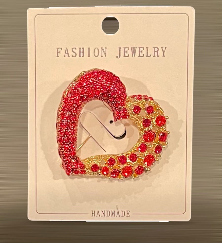 Rhinestone Broach Pin