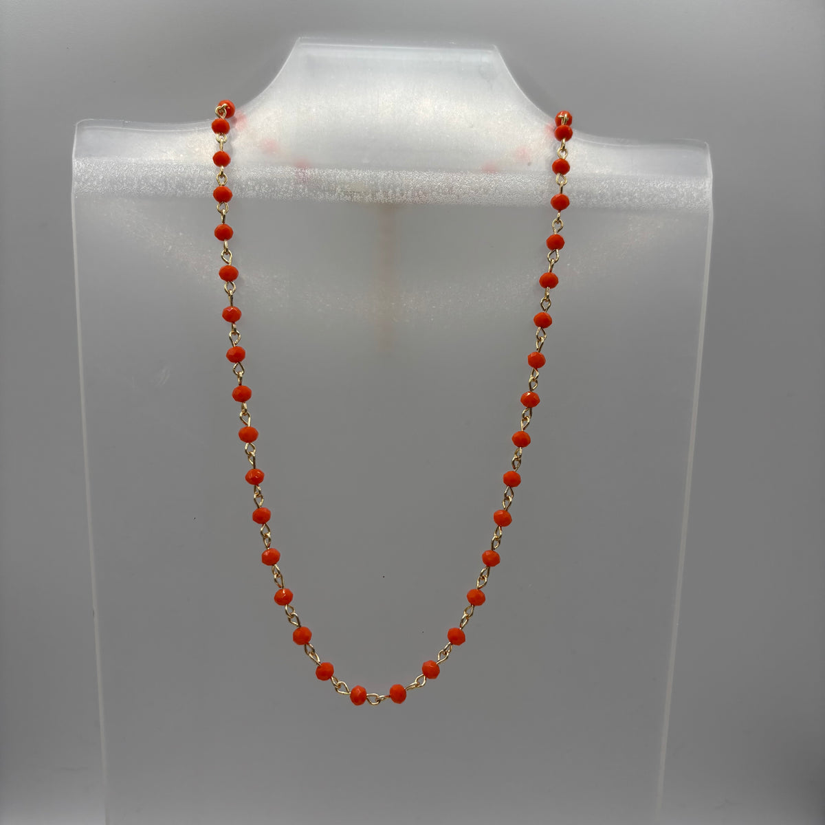 Rondelle Beaded Necklaces