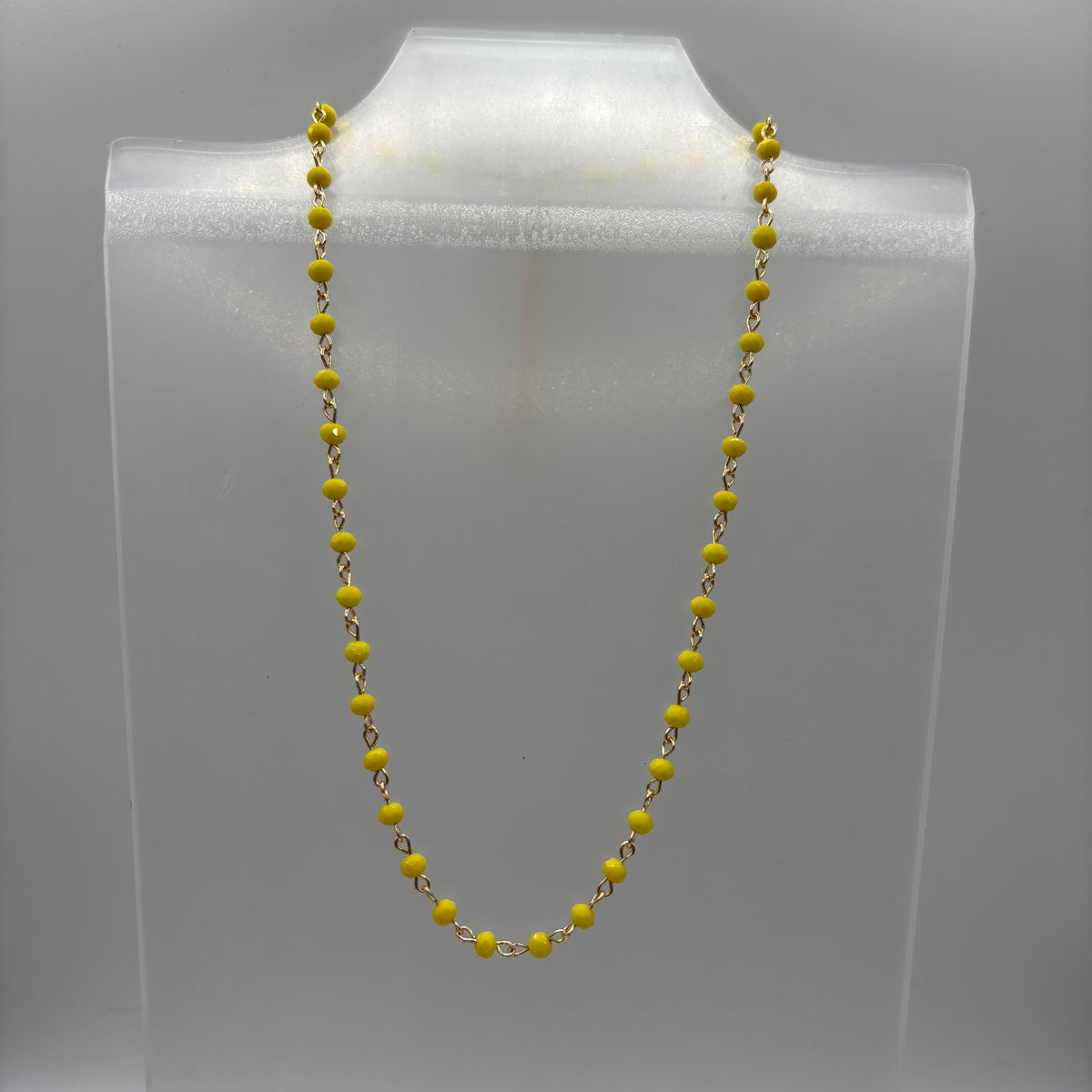 Rondelle Beaded Necklaces