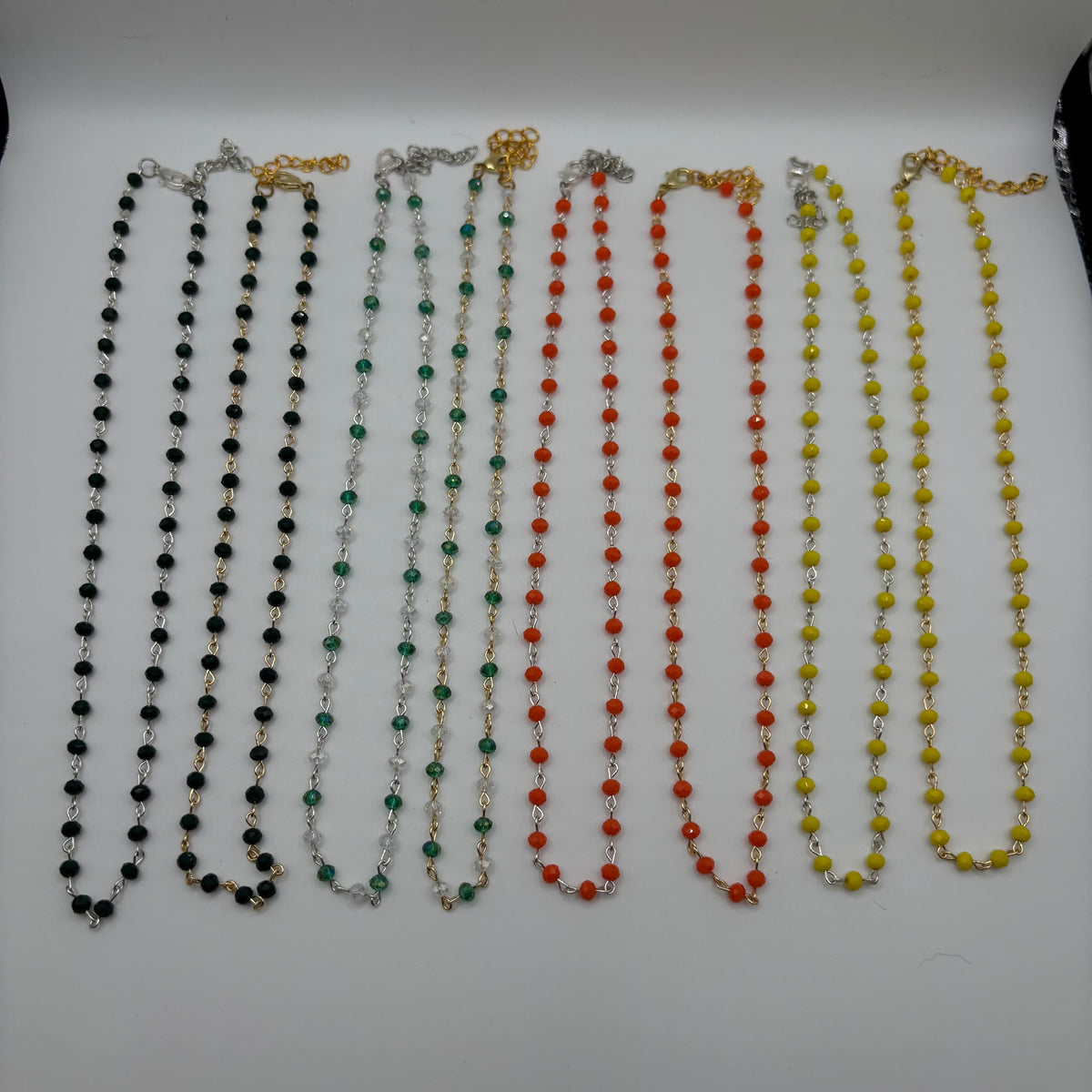 Rondelle Beaded Necklaces