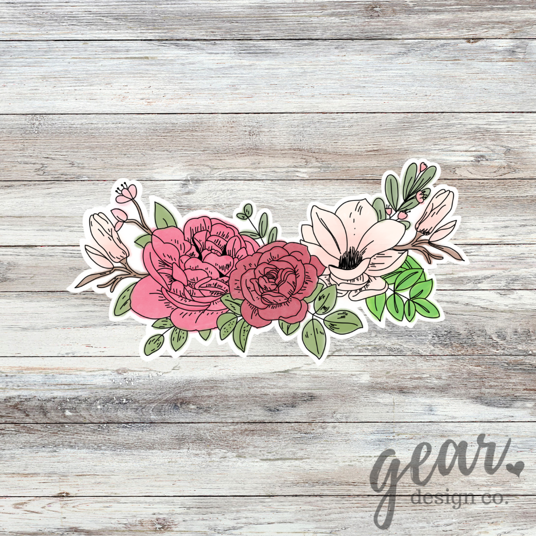 Rose Cluster Sticker