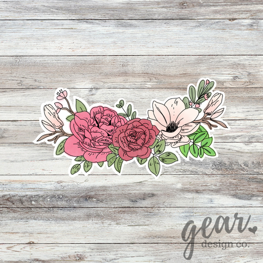 Rose Cluster Sticker