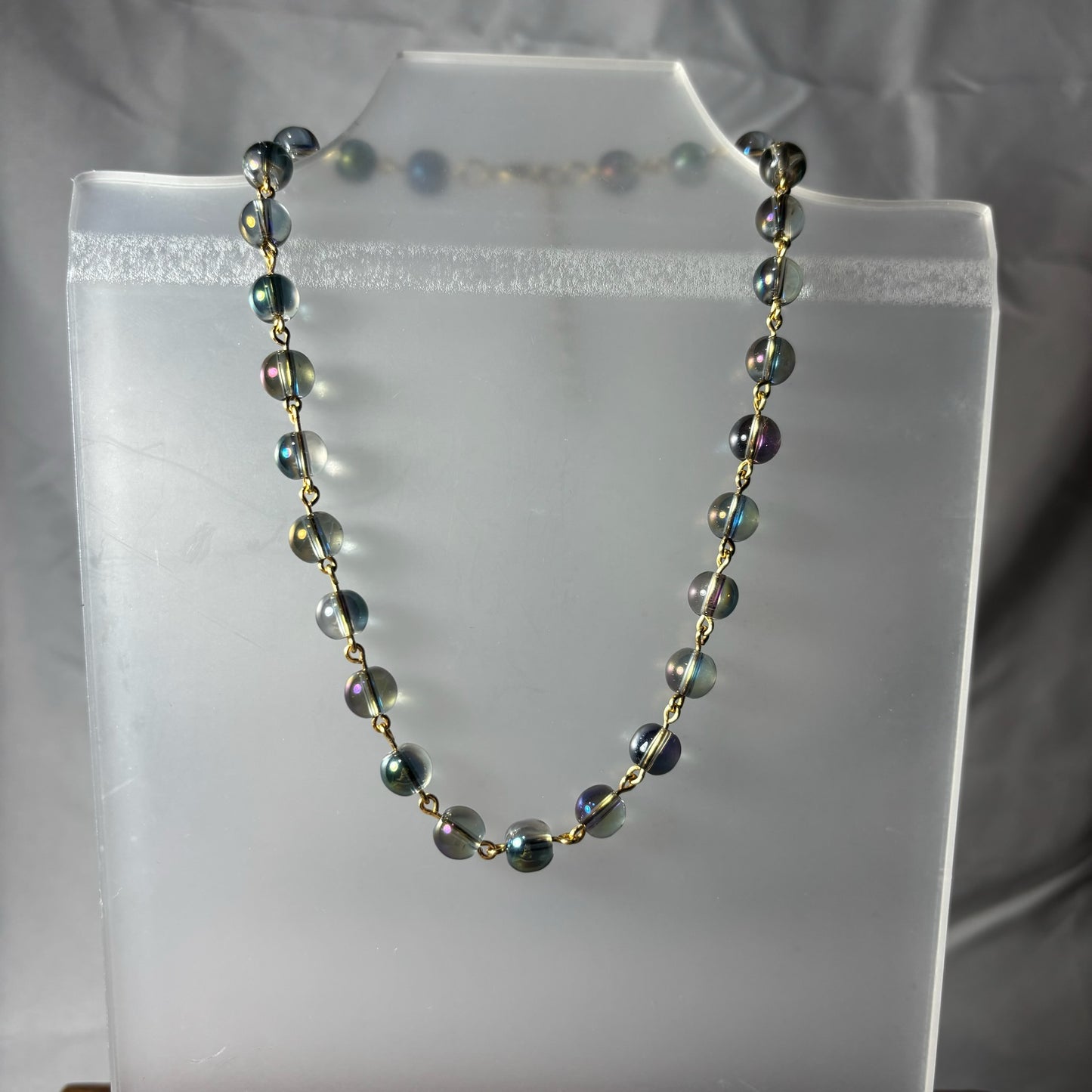 Round Glass Beaded Necklaces