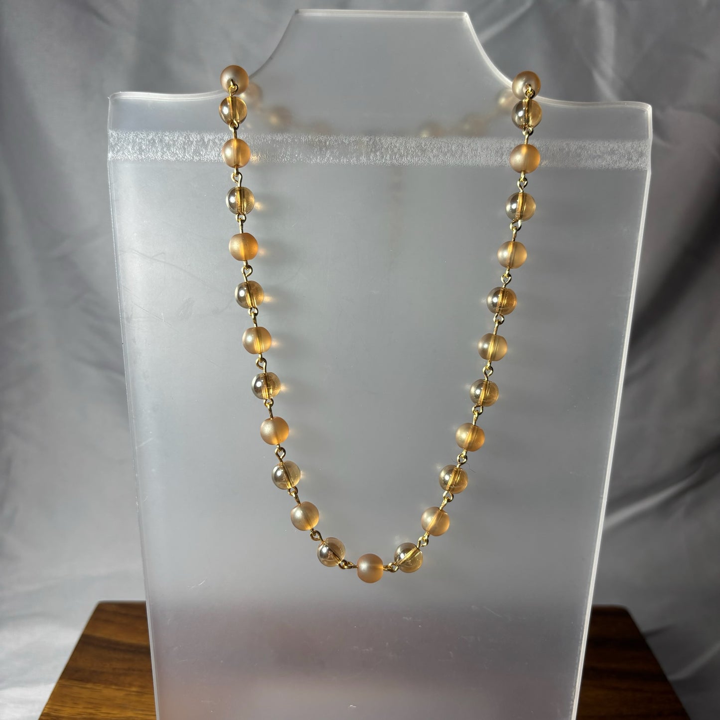 Round Glass Beaded Necklaces