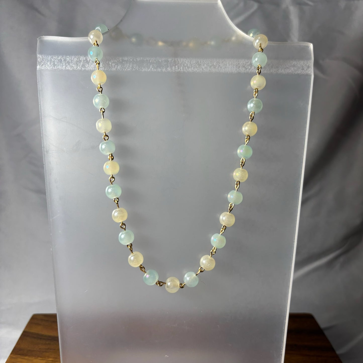 Round Glass Beaded Necklaces