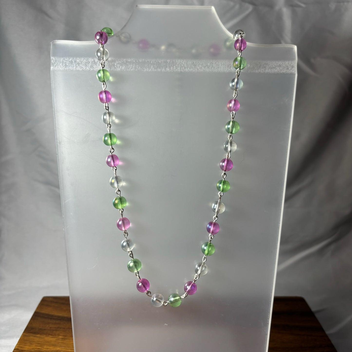 Round Glass Beaded Necklaces