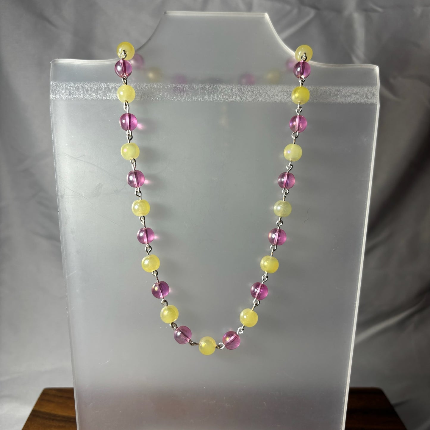 Round Glass Beaded Necklaces