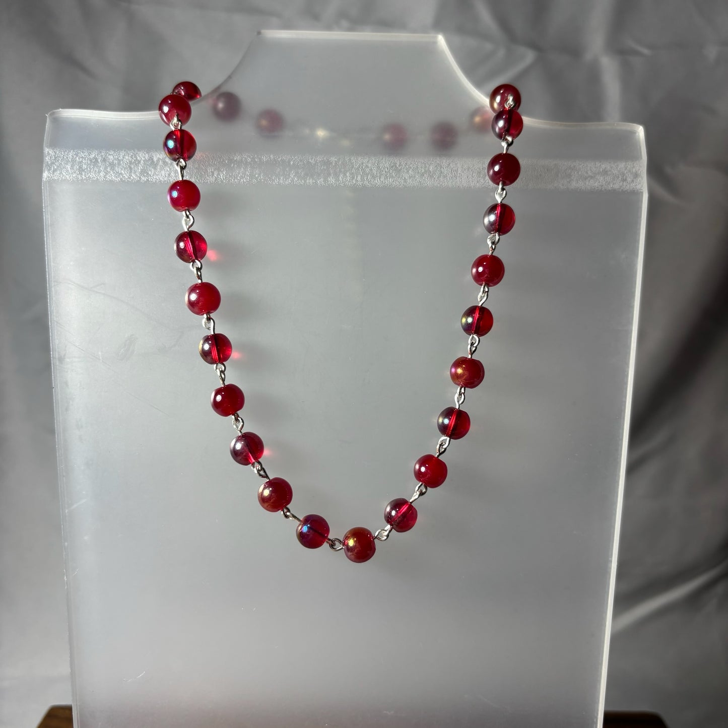 Round Glass Beaded Necklaces