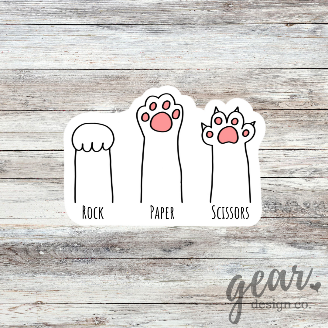 Rock, Paper, Scissors Sticker