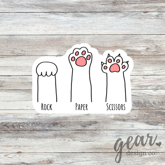 Rock, Paper, Scissors Sticker