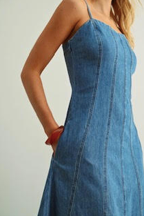 Denim Maxi Dress