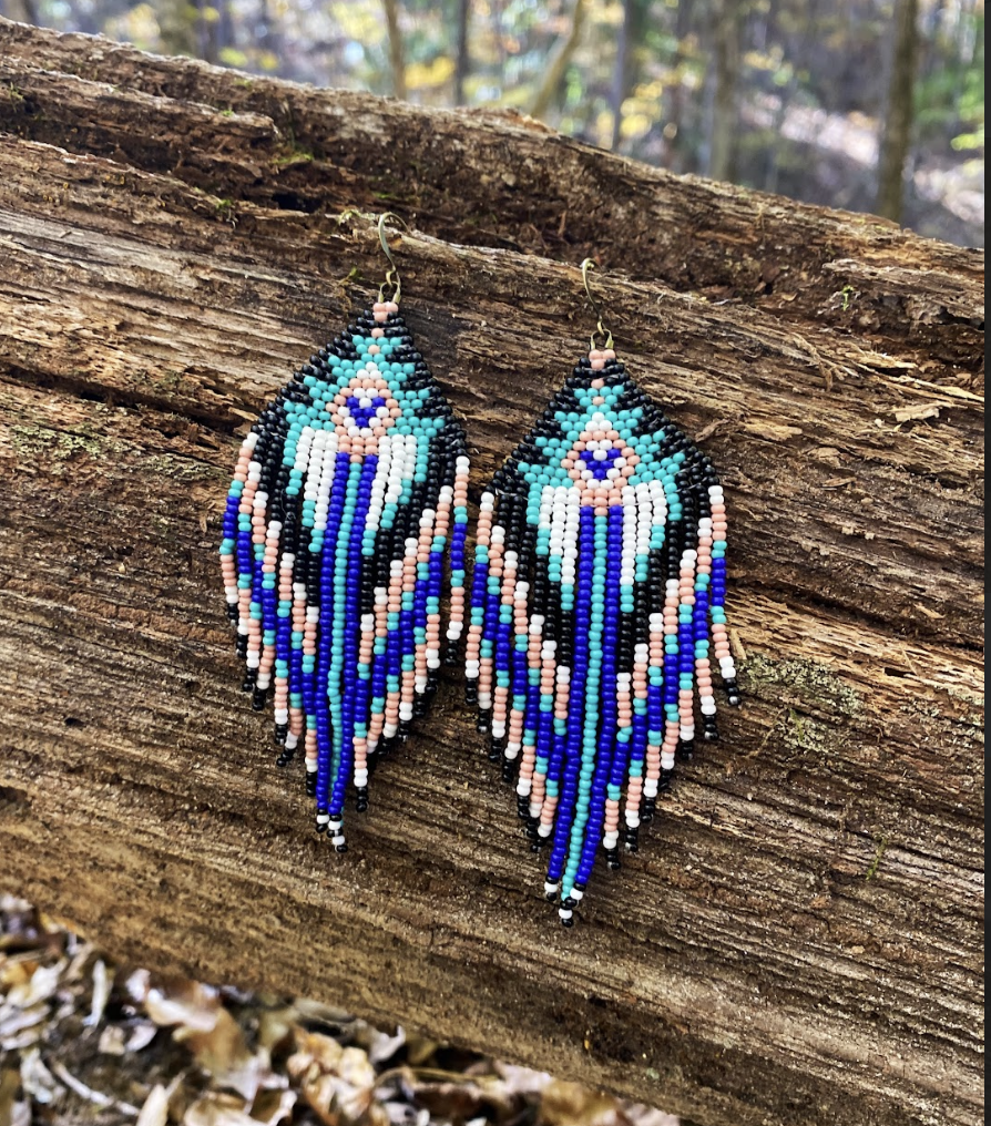 Aztec Fringe Earrings