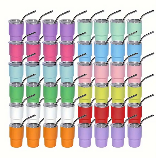 Mini Tumblers with Straw