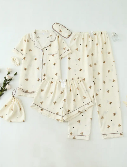 6 Piece Pajama Set