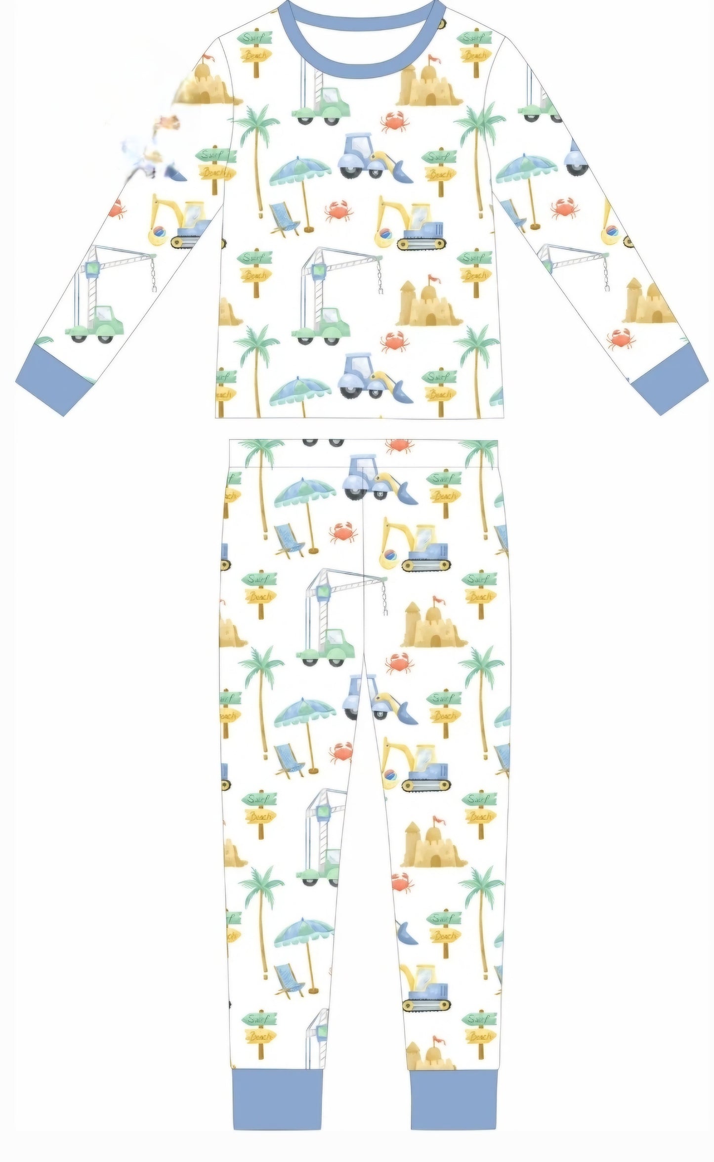 Beach Builder Bamboo Pajamas