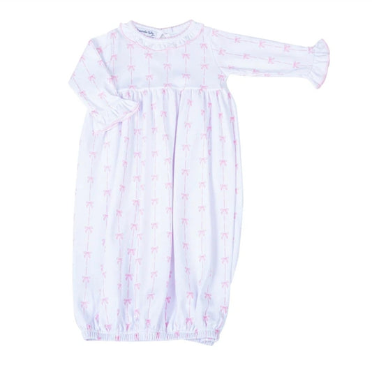 Amelia's Classics Pink Ruffled Gather Gown