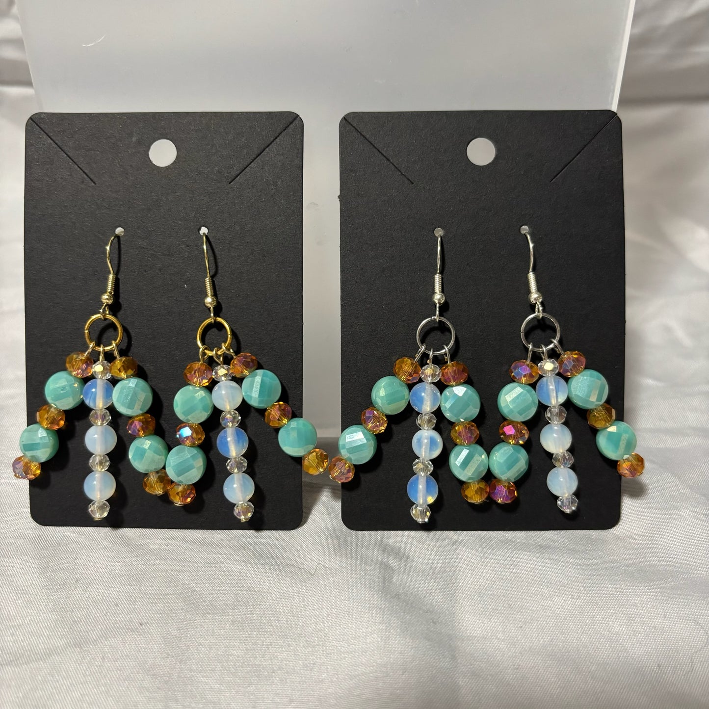 Showgirl/Opalite Inspired Earrings