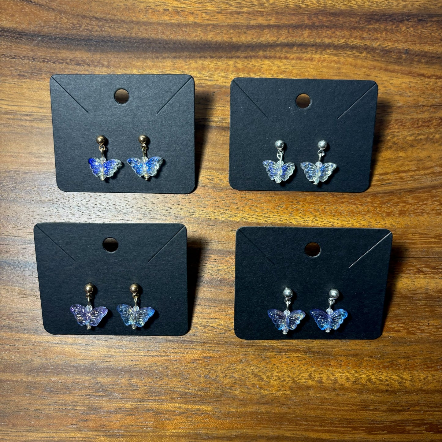 Small Butterfly Beaded Earrings