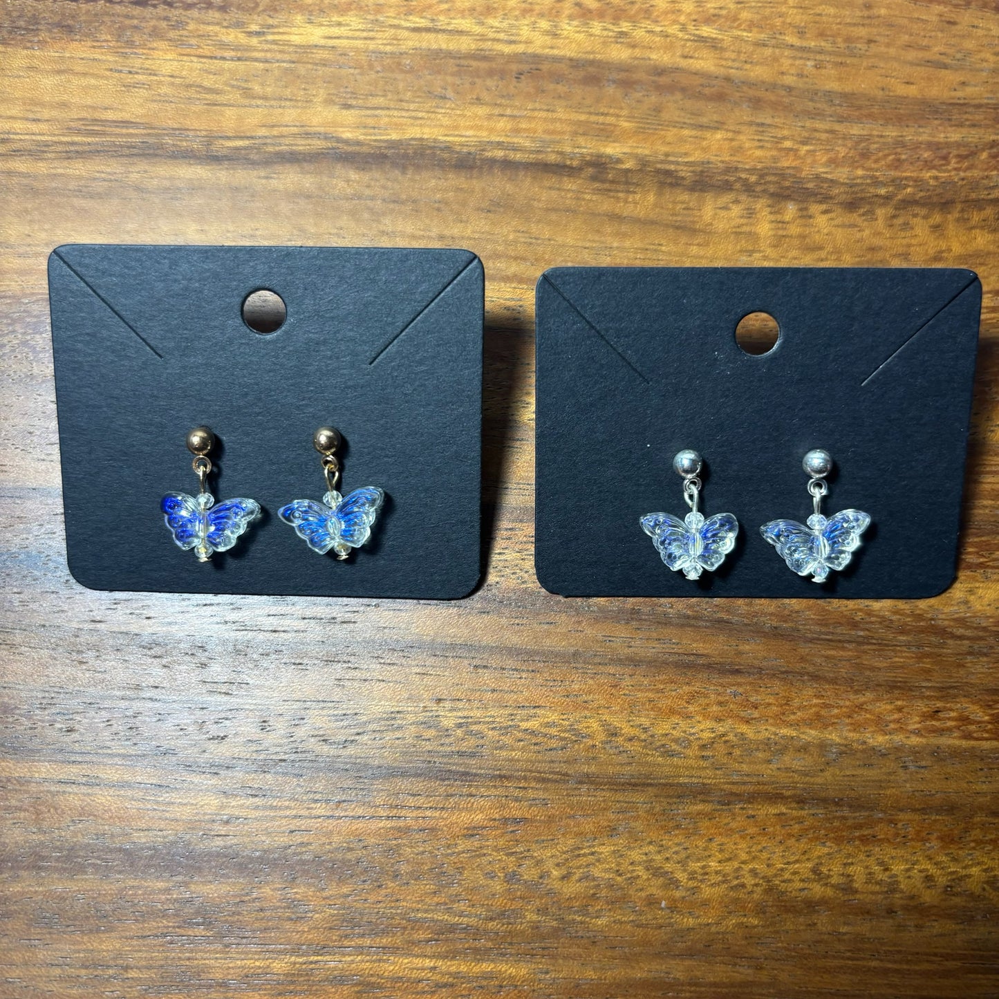 Small Butterfly Beaded Earrings