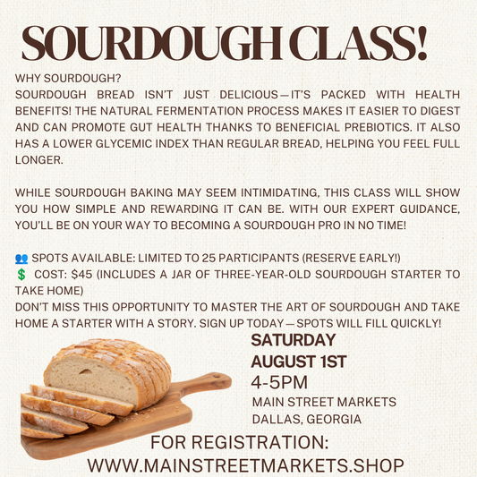 8/1/26 Sourdough 101 - Dallas, GA