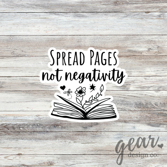 Spread Pages Sticker