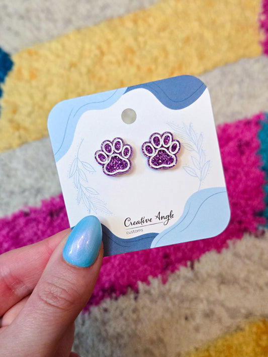 Paw Print Earrings