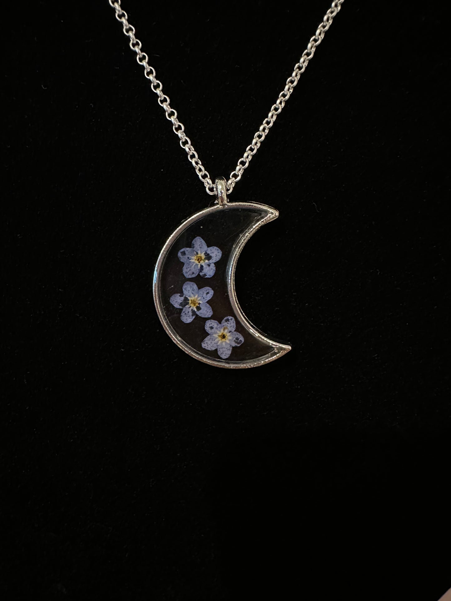Necklace with Locally Pressed Flowers