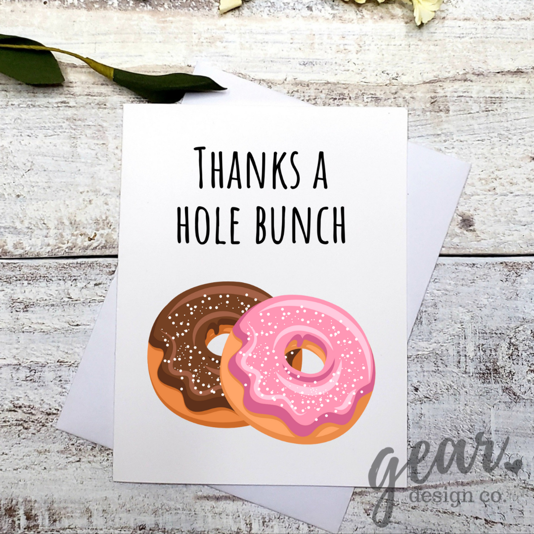 Thanks A Whole Bunch Card