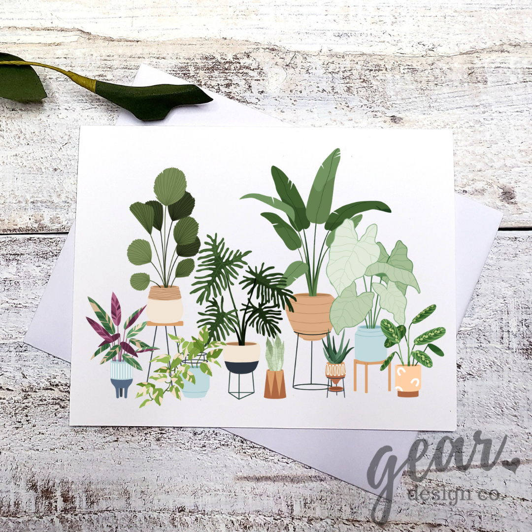 Tropical Plants Card Pack
