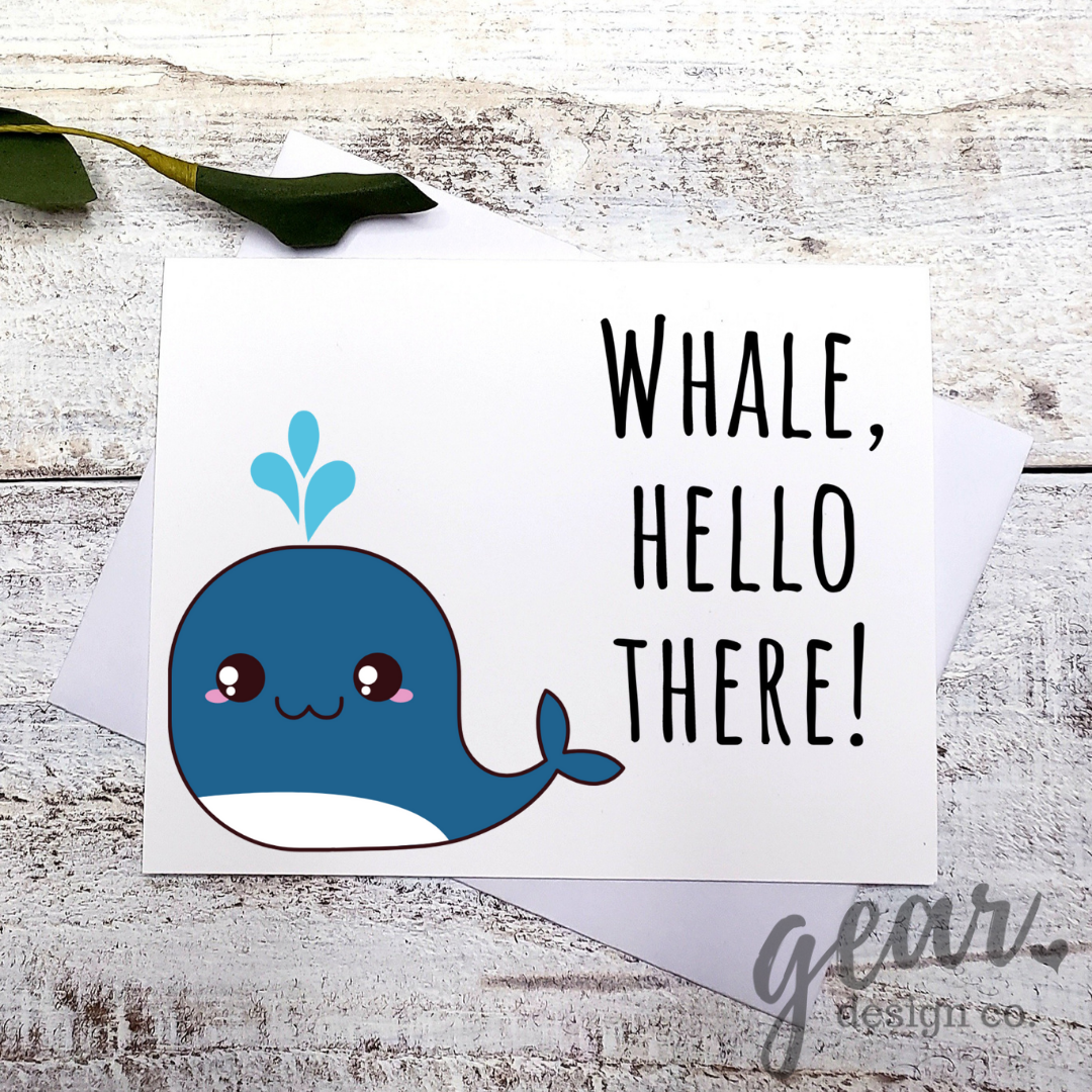 Whale, Hello There Card