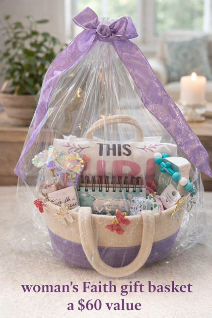 Woman's Faith Gift Basket