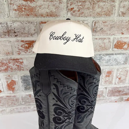 Cowboy Hat- Embroidered Hat