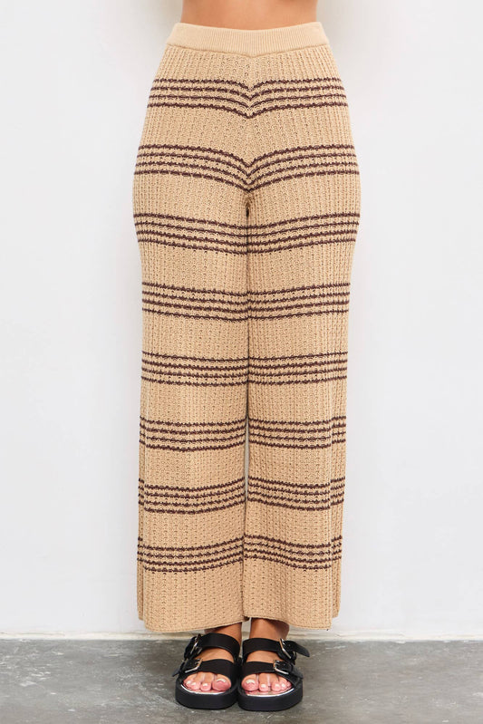 Knit Stripe Pants