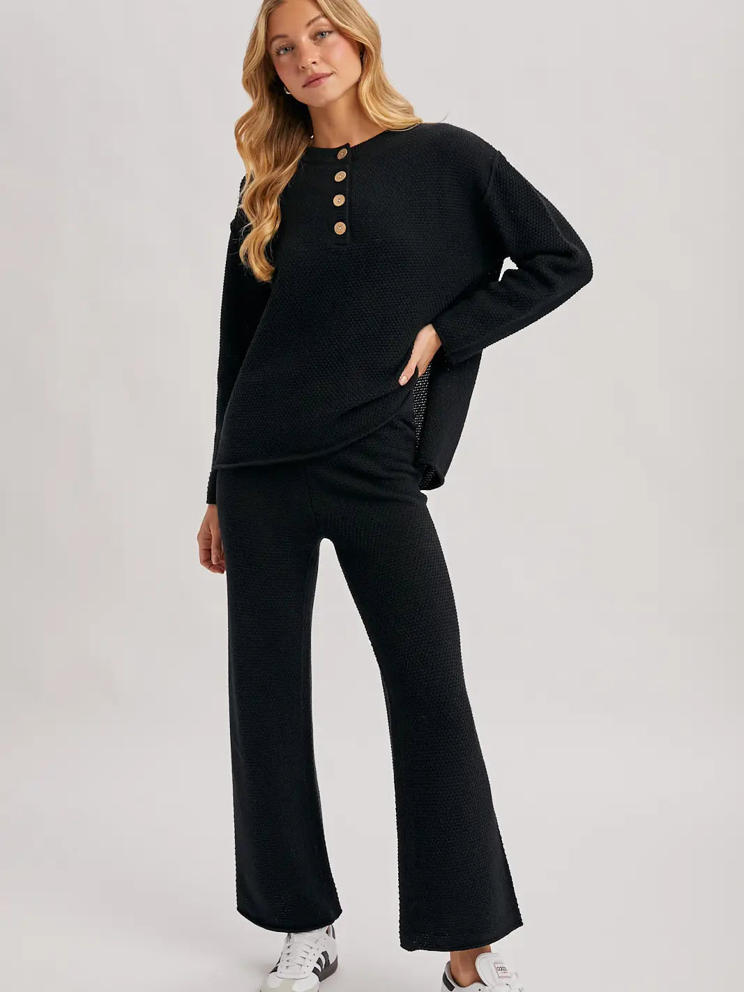 Textured Knit Top