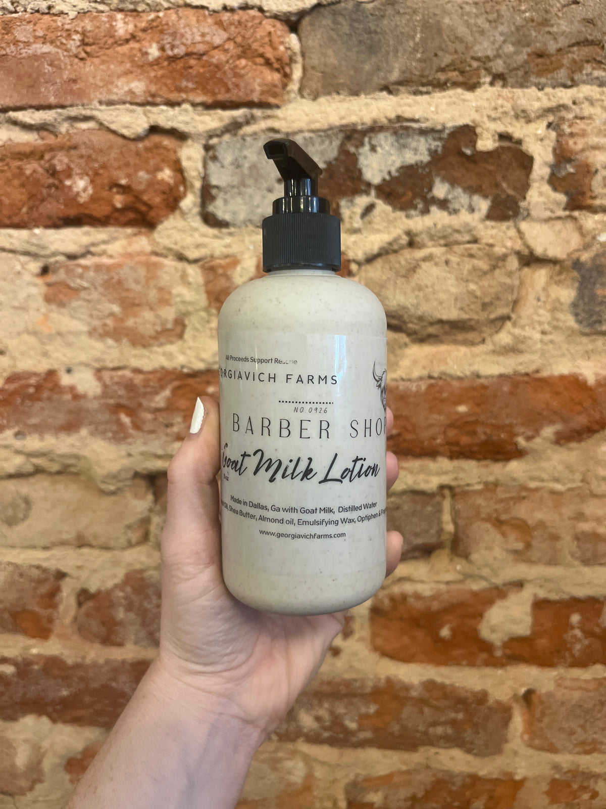 Barber Shop Goat Milk Lotion