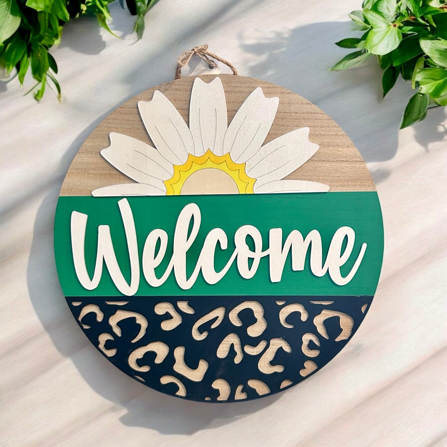 Welcome Door Round