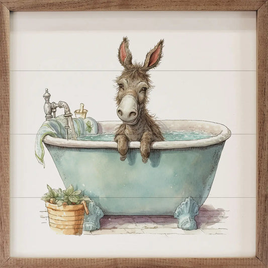 Donkey Green Tub White
