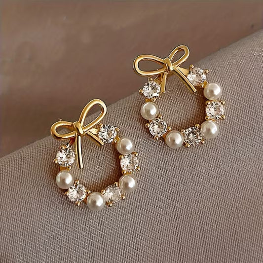 Elegant Bow Knot Earrings