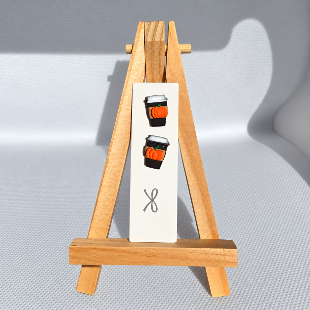 Mini Coffee Cup Post Earrings
