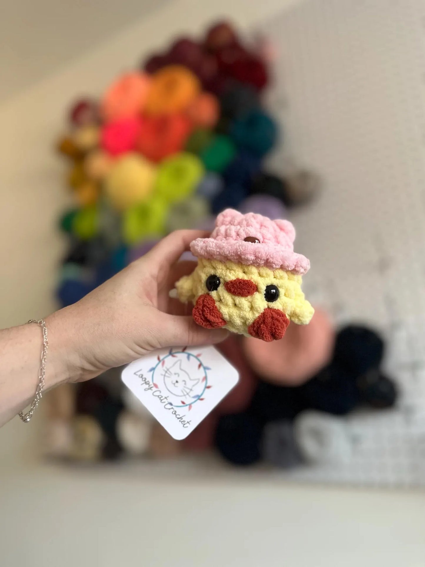 Duck in Bear Hat