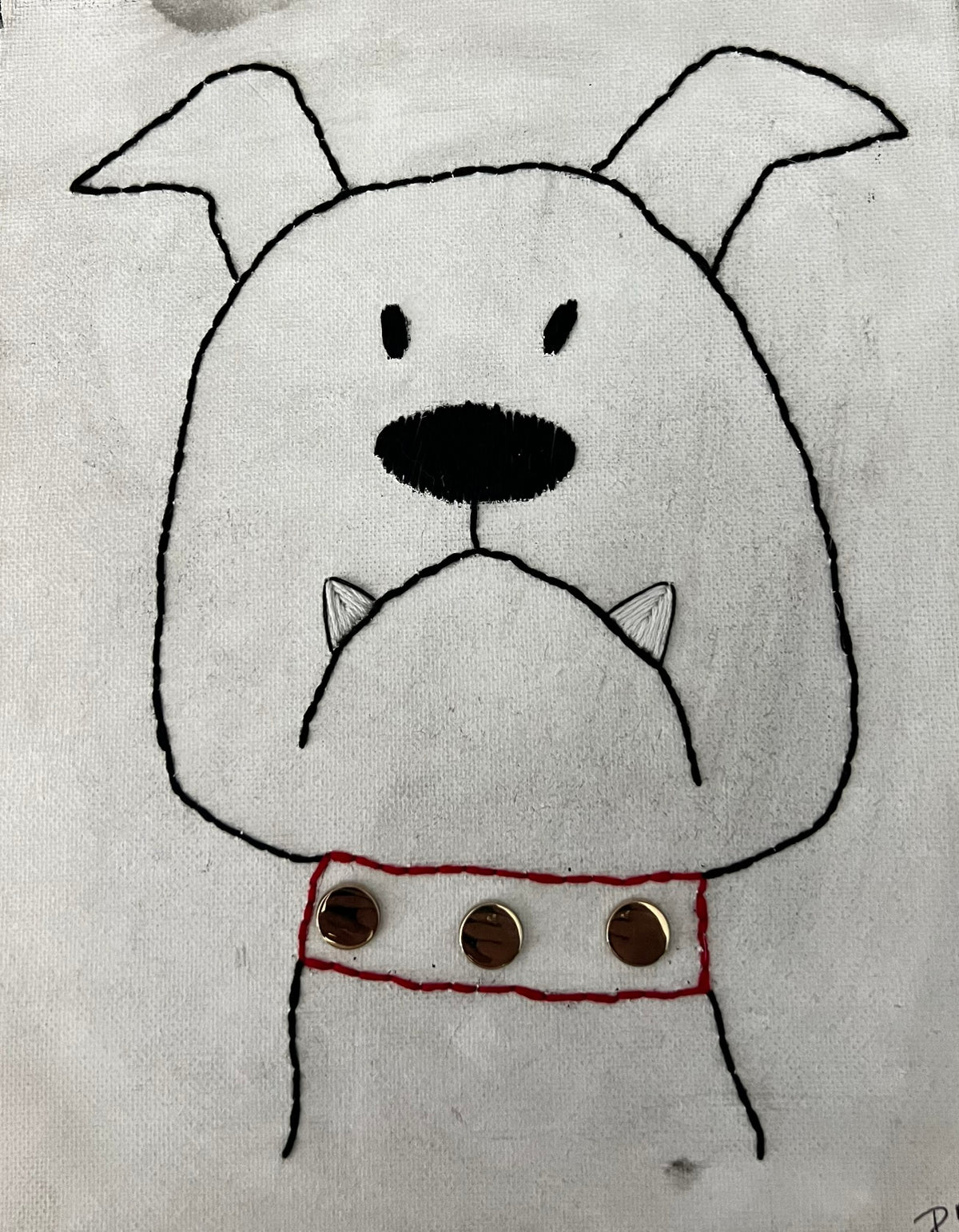 Embroidered Bulldog