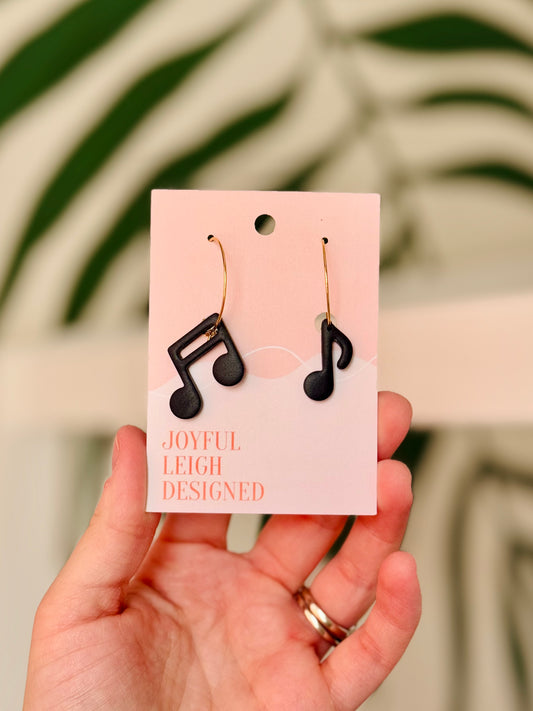 Music Note Hoops