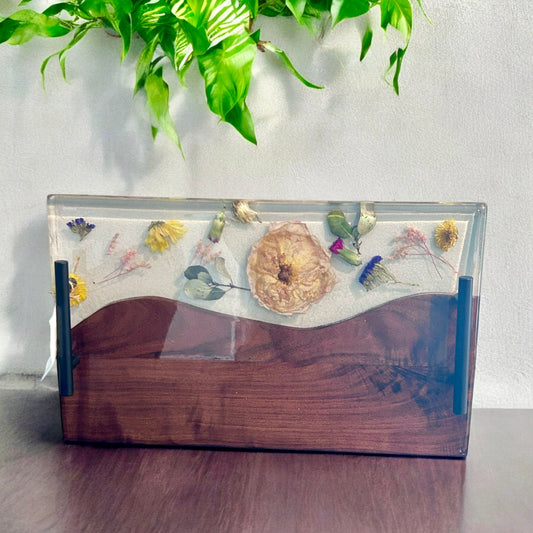 Flower Epoxy Tray