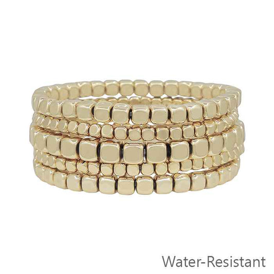 Southern Squares Stacked Bracelets